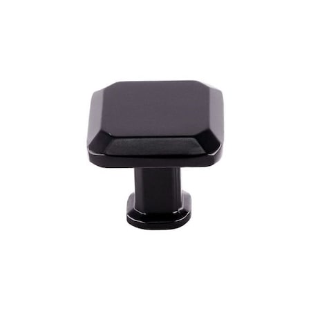 Crown 1" Square Cabinet Knob Matte Black Finish CHK92230BK